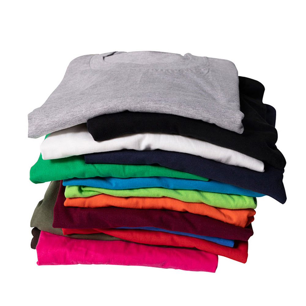 Unisex Solid Color Short-Sleeved Summer T-Shirt