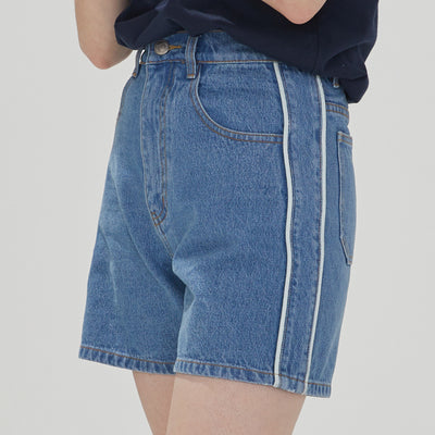 High Waist Summer Loose Denim Shorts for Students