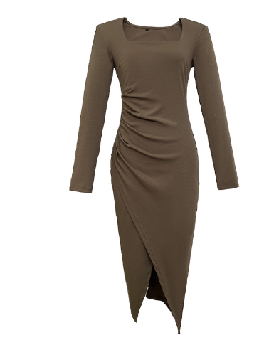Chic Long Dress for Young Women in French Style