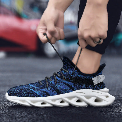 Breathable Men's Casual Shoes - Knit Sneakers