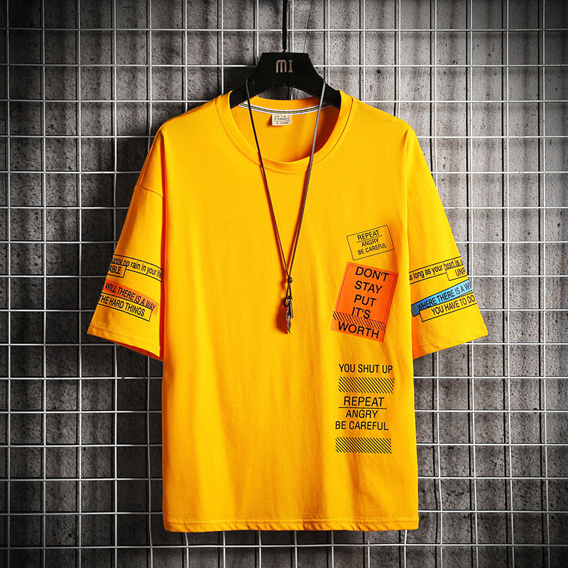 T-shirt décontracté ample pour homme - Style Été 2020