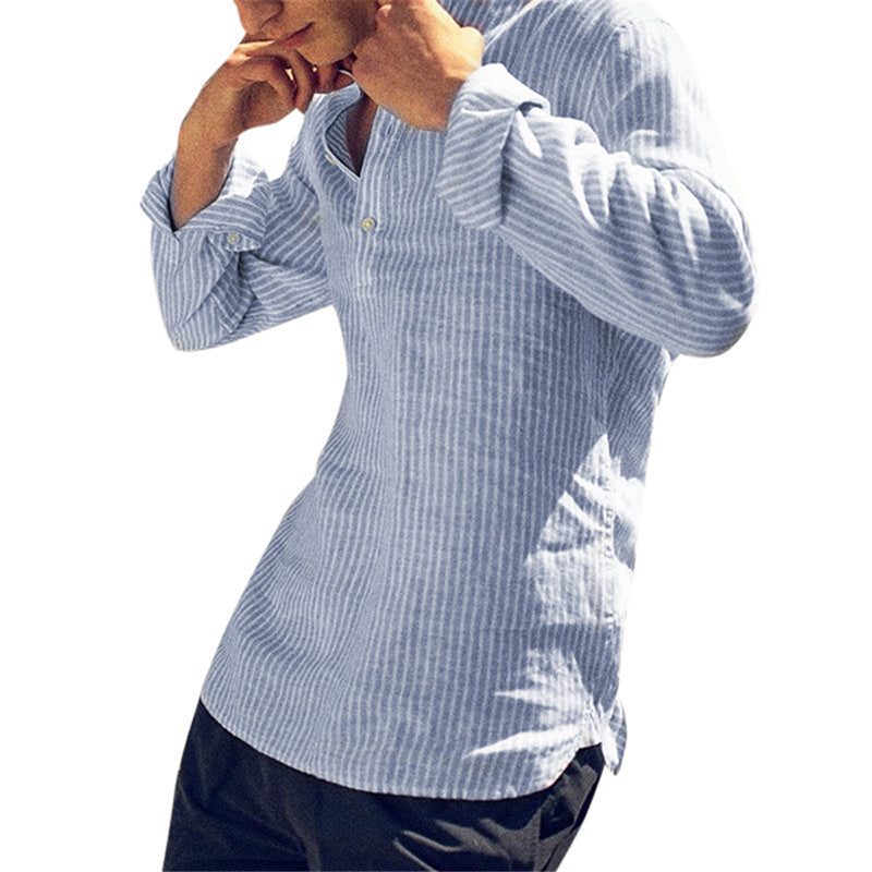 Men's Fashionable Slim Fit Casual Cotton Shirts