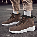 British High-Top Tooling Boots