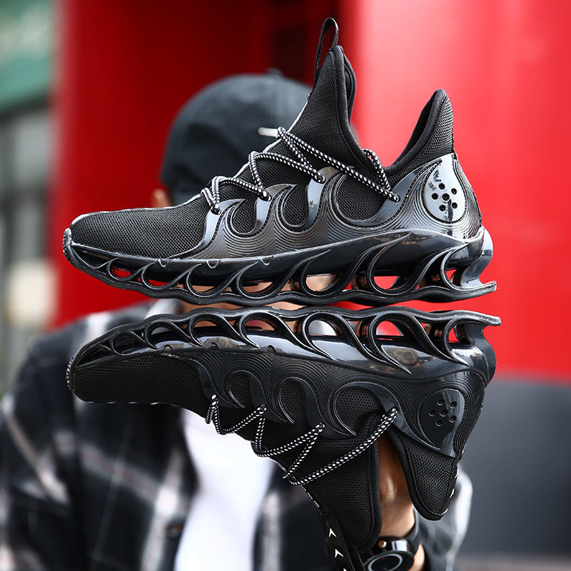Men's Summer Casual Running Shoes - Breathable Knit Sneakers