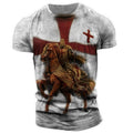 Summer Casual Loose Fit Men's Printed T-Shirt