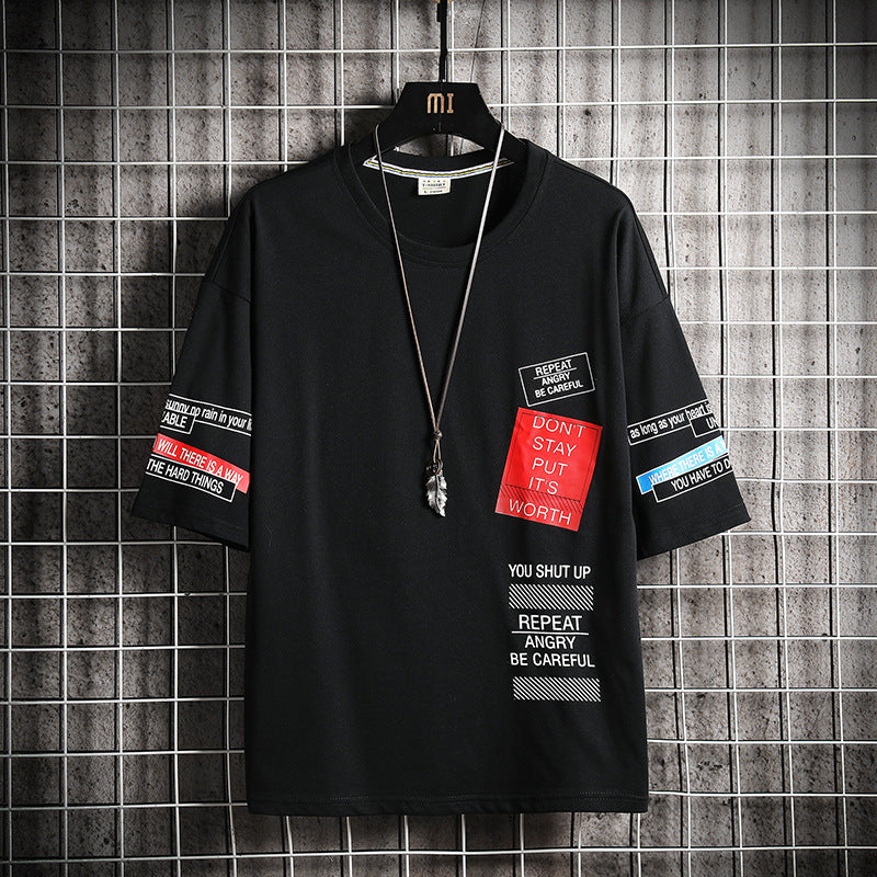 T-shirt décontracté ample pour homme - Style Été 2020