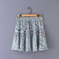 Multi-color Sexy Print Lace Slimming Skirt for Women