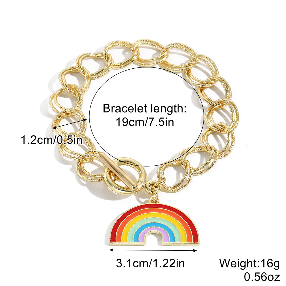 Ensemble de bracelets arc-en-ciel pour la Fierté LGBTQ+
