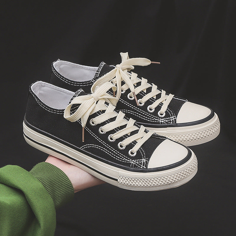 2024 Spring Women's Canvas Sneakers - Breathable Casual Shoes