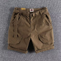 Shorts décontractés amples multi-poches pour homme