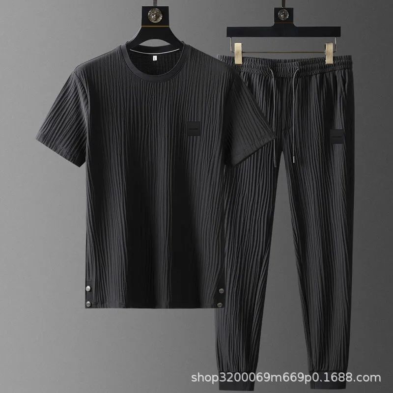 Ensemble de sport léger d'été pour homme à séchage rapide (2 pièces)