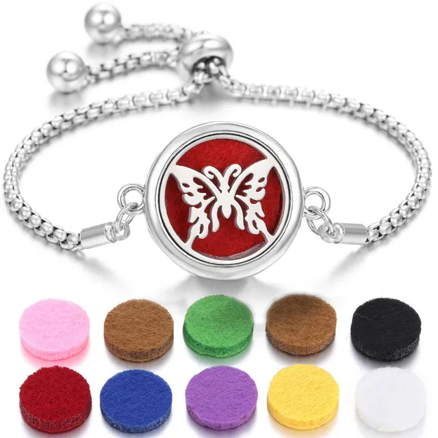 Bracelet de parfum en acier inoxydable