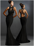 Mermaid Tail Evening Gown Dress with Fitted Design