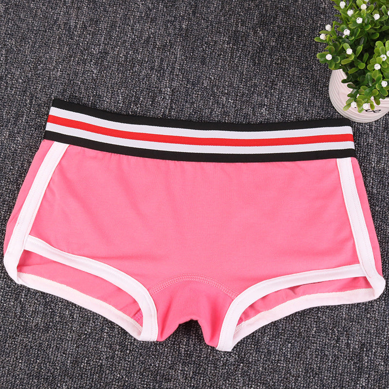 Stylish Women's Cotton Boxer Briefs with Wide Band