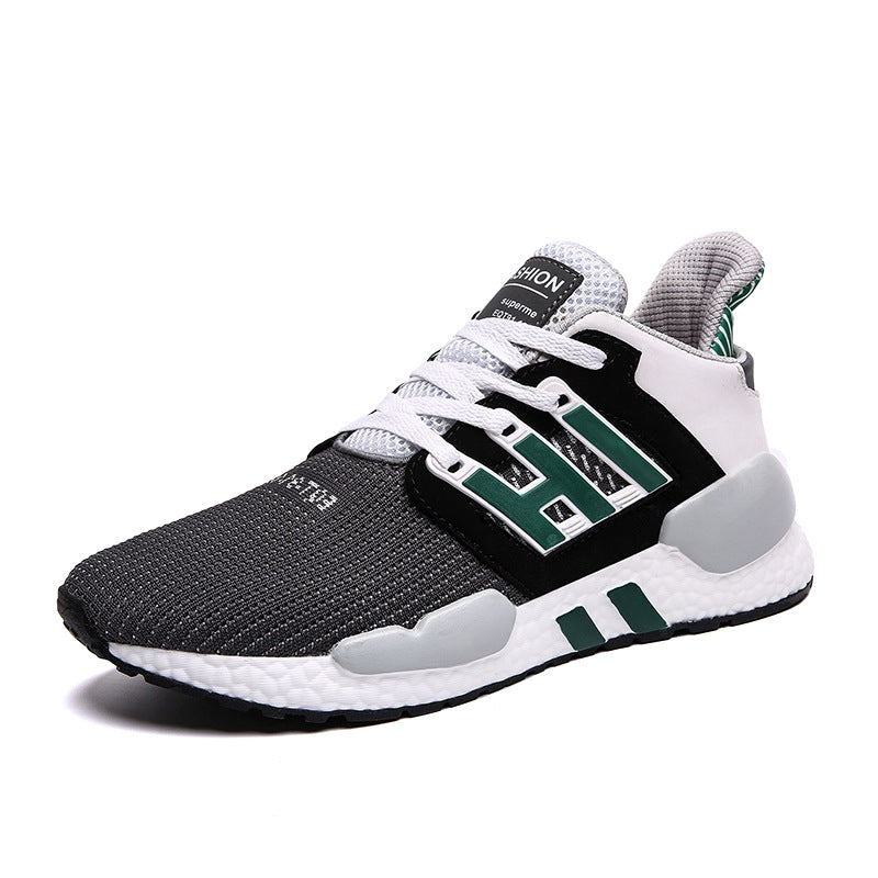 Men's Breathable Running Shoes - Trendy Knit Sneakers