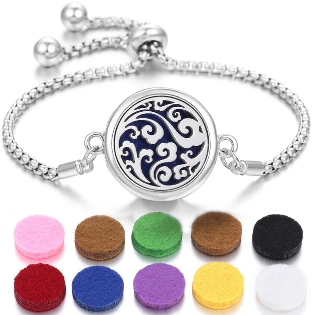 Bracelet de parfum en acier inoxydable