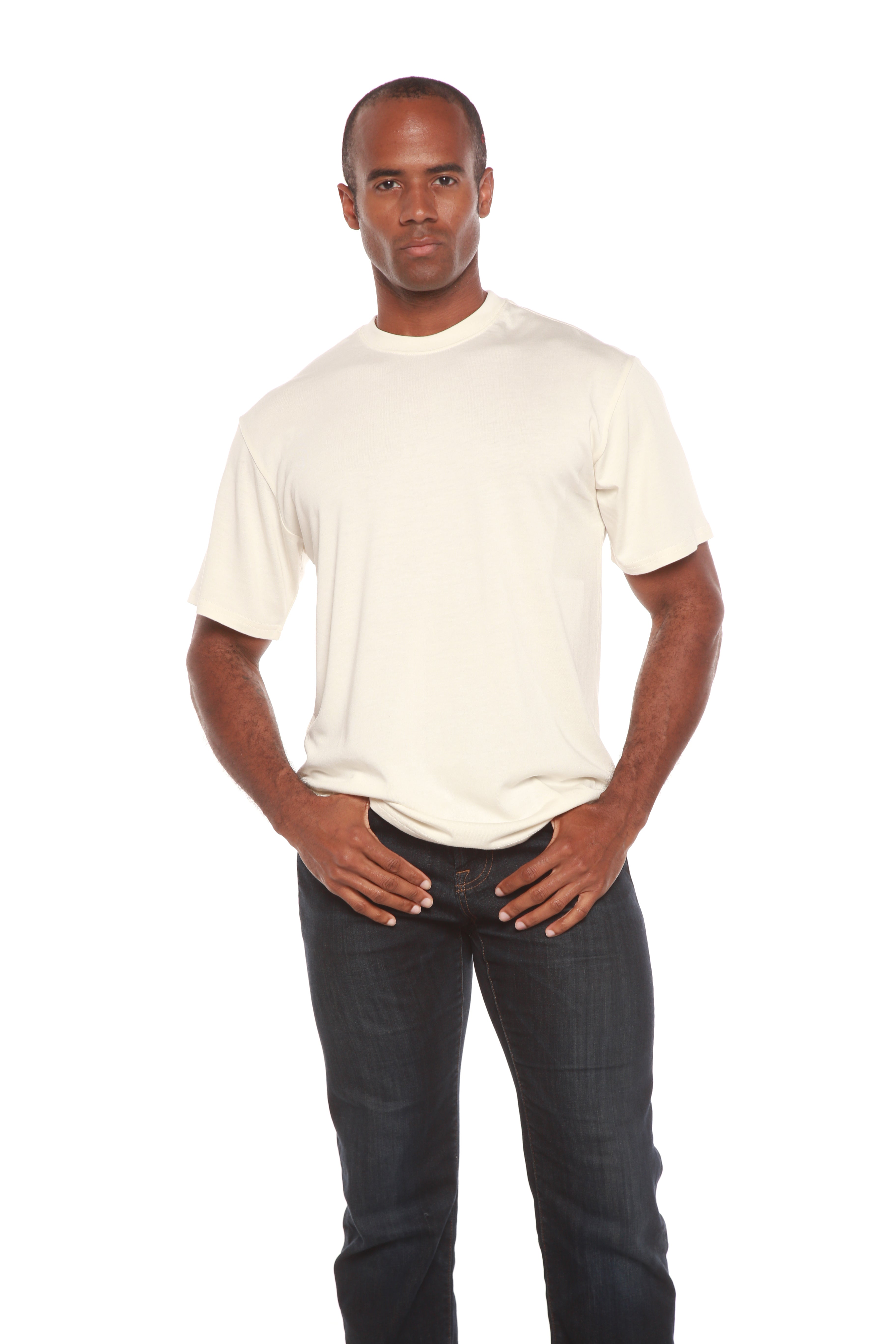 Le T-shirt Original en Viscose de Bambou/Coton Bio à Manches Courtes pour Homme - Coupe Classique